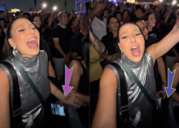 Influenciadora tem celular furtado no Lollapalooza